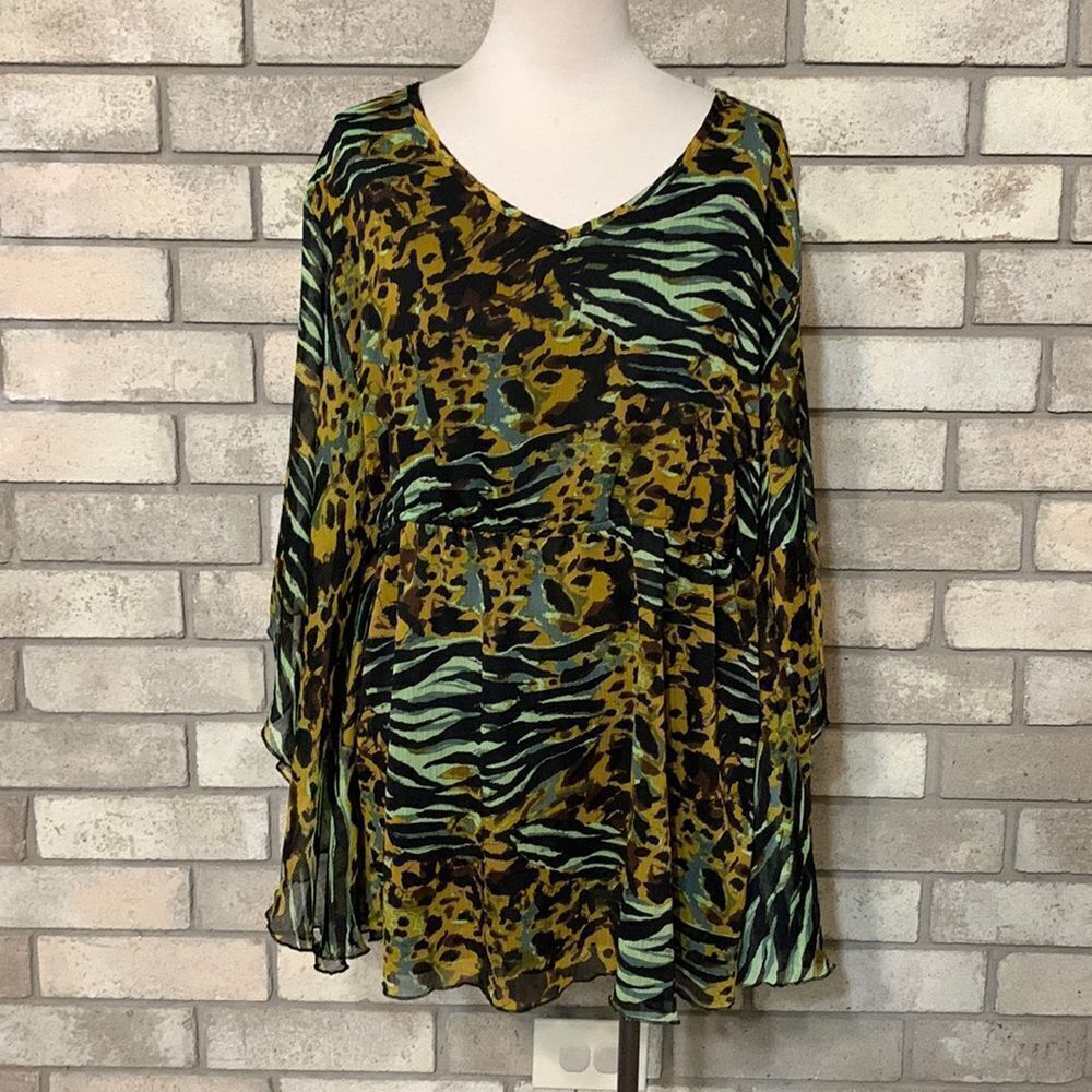 NWT Jaclyn smith blouse 1x
